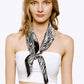 Zebra Print Neck Scarf