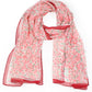 Flower Print Chiffon Scarf