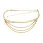 Metal Multi Chain Layered Bally Chain Belt