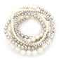 Pearl Ball Bead Bracelet Set