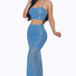 Sxy Back Sequin Maxi Dress