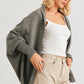 Batwing Sleeve Open Front Cardigan