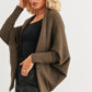 Batwing Sleeve Open Front Cardigan