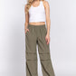 Waist Elastic Parachute Pants