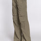 Waist Elastic Parachute Pants