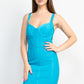 Sweetheart Wide Strap Bandage Dress