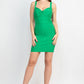 Sweetheart Wide Strap Bandage Dress