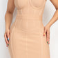 Sweetheart Wide Strap Bandage Dress