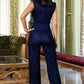 Denim Stretch Fashion Jumpsuit