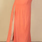 Plus Size Plunge Neck Thigh Split Maxi Dress