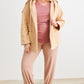 Plus Two Pocket Open Front Soft To Touch Hooded Cardigan Jacket