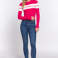 Long Slv Stripe Rib Sweater