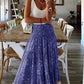 Ladies Casual Fashion Boho Print Skirt