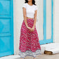 Ladies Casual Fashion Boho Print Skirt
