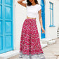 Ladies Casual Fashion Boho Print Skirt
