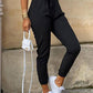 Women's Casual Lapel Buttoned Belt Cargo Jumpsuit